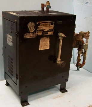 CHROMALOX, ELECTRIC STEAM GENERATOR, # 10403-19766, POWER AMP 1443 GKW, 60HZ, 21 MAX LBS/HR, CONTRO