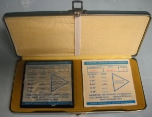 GARDNER INSTRUMENTS STANDARDS GARDNER LABORATORY INC TWO(2) CALIBRATION STANDARDS IN A PROTECTIVE C