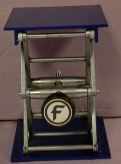 FISHER ALUMINUM LAB STAND 3 ¾' X 3 ¾" X 5 ½" INCH