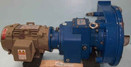 NEPTUNE PERISTALTIC HOSE PUMP MODEL: ABN25-R3, NO: 4807556, 1" INLET 1" OUTLET, MOTOVARIO GEAR BOX, 