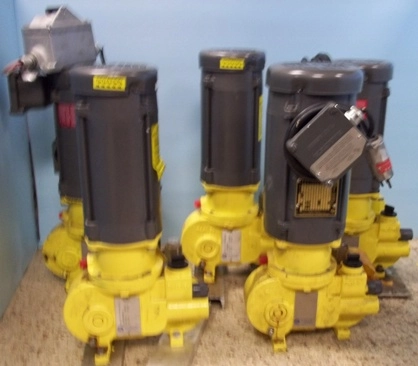 MILTON ROY CHEMICAL METERING PUMPS, HYDRAULIC DIAPHRAGM 1= RH11773X, 1 = 17243XSESEM2NN 1236 GPH @ 