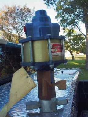 S C HYDRAULIC ENGINEERING CORP AIR OPERATED LIQUIID PUMP 5000 PSI, MODEL NO 10-500-6S1, 60777, &amp;am