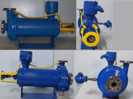 NIKKISO CENTRIFUGAL CANNED PUMP, ITEM NO PB/125A, MODEL H102-5NH-1S7SP, HEAD 2400 FT CAP 90 US