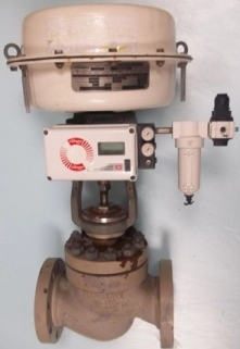 FLOWSERVE CONTROL VALVE SIZE: 3 PRESS: 300 TAG NO S30010042, NO 8 20094001 PRESSURES ARE GAUGE PRE