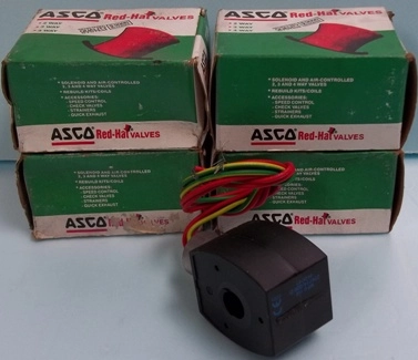 ASCO RED-HAT VALVE COILS, NO 274714-006-D*, 24 DC FT, MP-C-118, CE