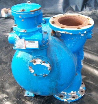 SMITH METERS VERTICAL FLOW METER MODEL: G6-V1, : EE137795, ASSEMBLY NO 550328-1, 6" 150 PSI FLANGES