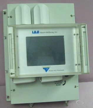 MARSH-MCBMEY, INC, MODEL: 450, FLOW METER 110-220 VAC, 47-63 HZ, FORM C RELAY CONTACT RATING: 28 UD