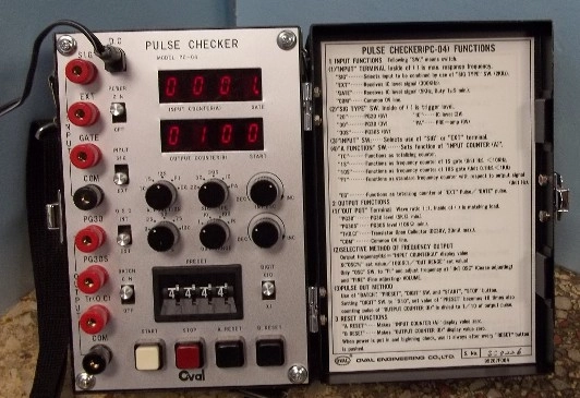 OVAL ENGINEERING CO LTD PULSE CHECKER MODEL: PC-04, : 50022695207F004, INCLUDES AC ADAPTER MODEL: 