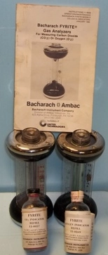 BACHARACH INSTRUMENT CO A DIV OF AMBAC BACHARACH FYRITE (R), GAS ANALYZERS, FOR MEASURING CARBON D