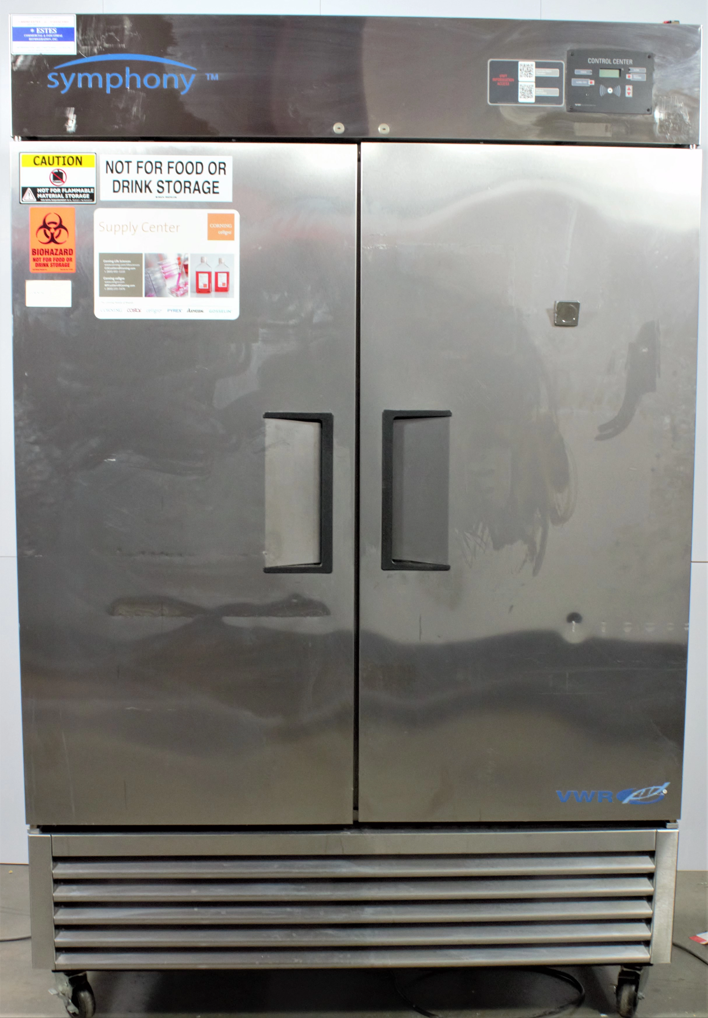 VWR Symphony Double Door Stainless Steel Laboratory Freezer - 3369890