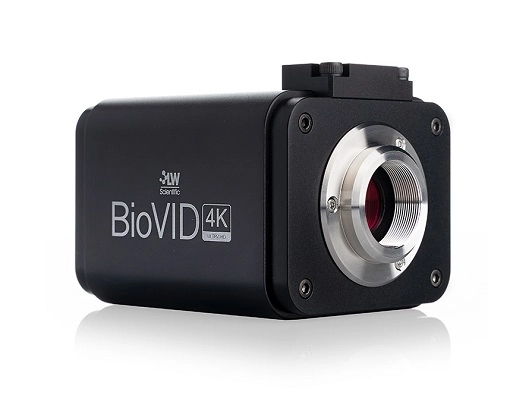 LW Scientific BioVID-4K Video Camera, 8mp, 4K, HDMI, USB, Software, SD card, C-mount Microscope Camera