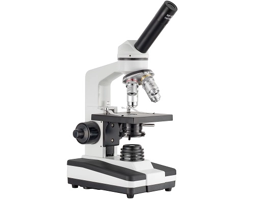 LW Scientific Student PRO &ndash; Monoc, LED, 4 obj, Abbe, Iris, Coaxial, Built-in Mech Stg. Biological Microscope