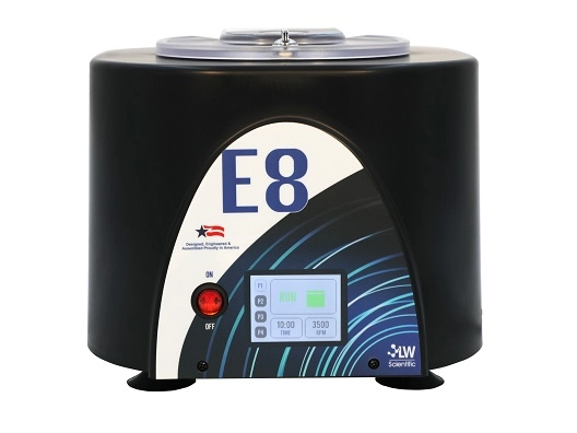 LW Scientific USA E8D TOUCH 8-place angled, 3-15ml, 3500 rpms, 90-240v Mini Centrifuge