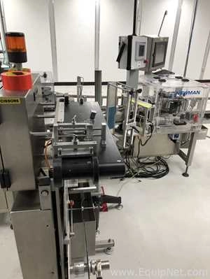 Newman NVS2 Labeler Dual Unwinder and Systech Vision System With Coder