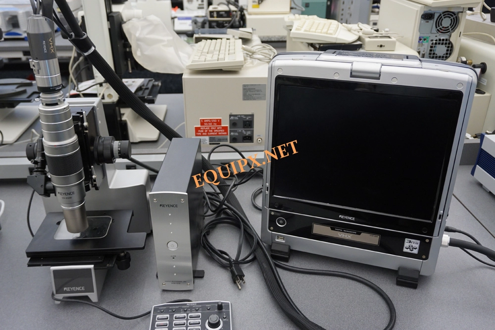 Keyence VHX-600K controller with VHX500 microscope and VHZ-500 zoom lens (500-5000x) (4463)