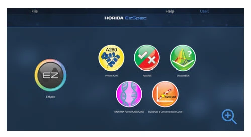 HORIBA EzSpec Software