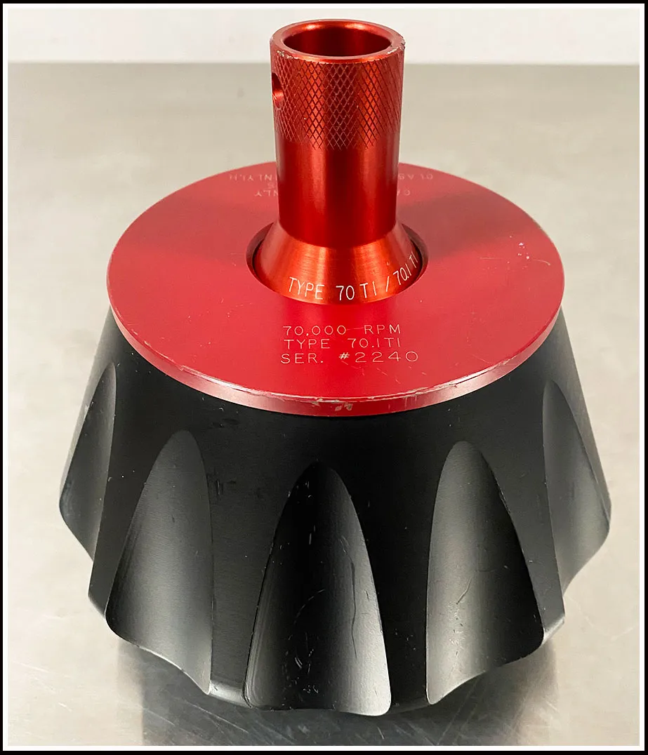 Beckman Ultracentrifuge Rotor 70.1TI w WARRANTY