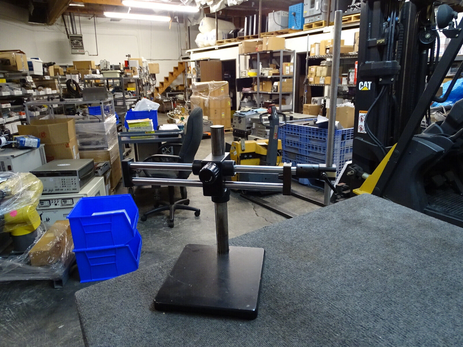 Double-Arm Boom Stand for Stereo Microscopes Steel