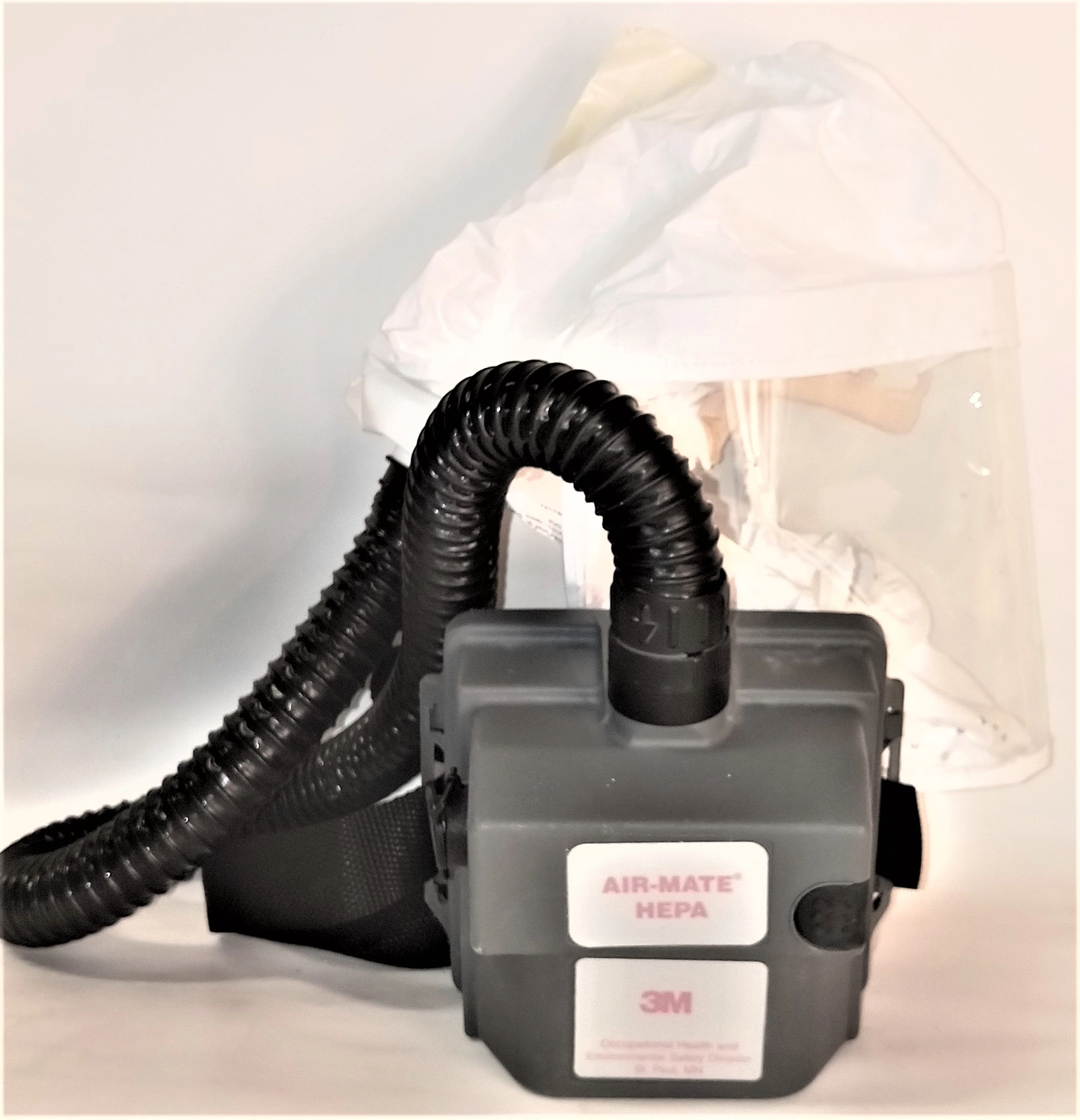 3M Air-Mate HEPA Respirator (PAPR) Unit with Head Cover (Regular Size)