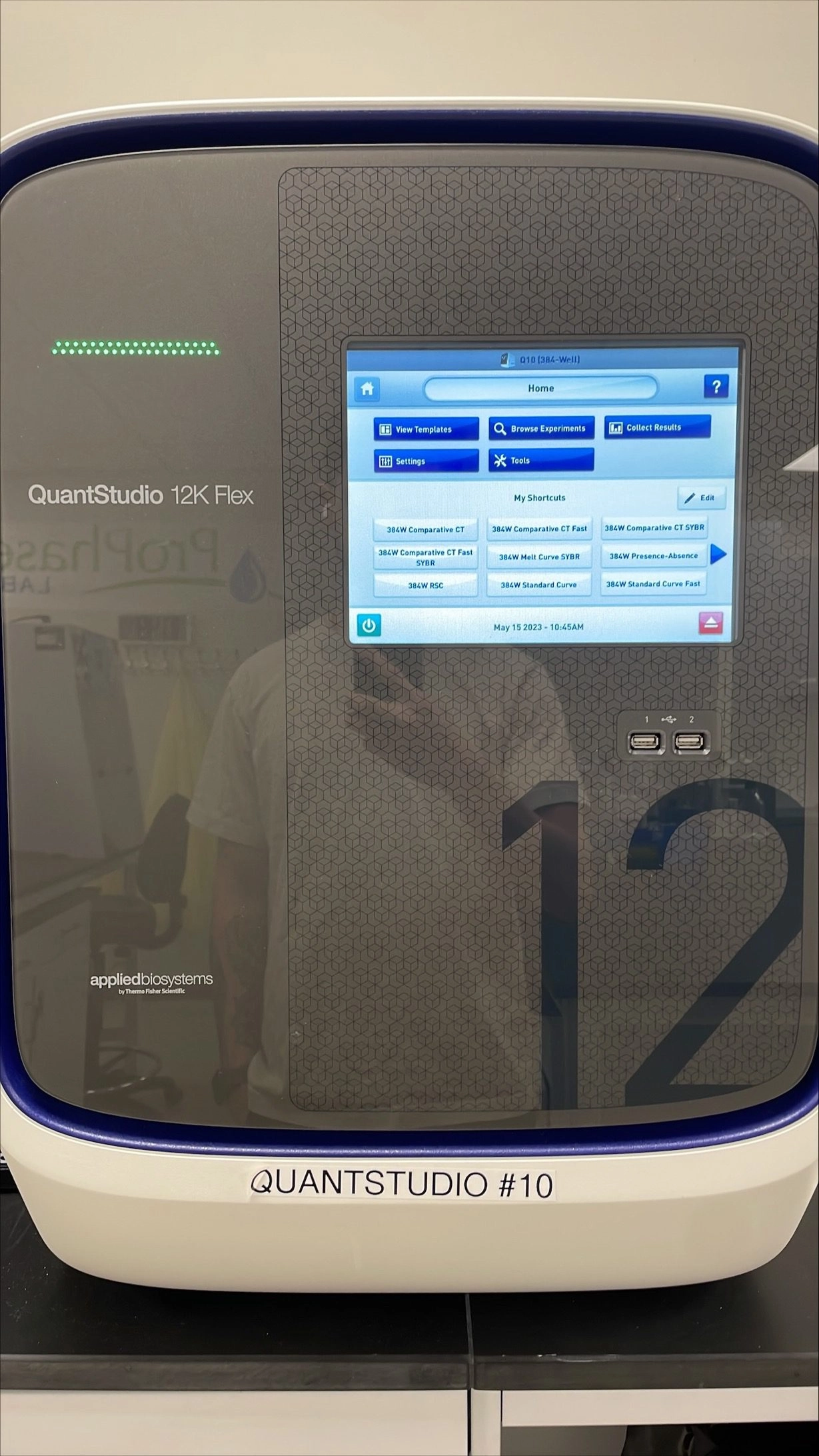 Thermo QuantStudio 12K Flex Real-Time PCR System, OpenArray block