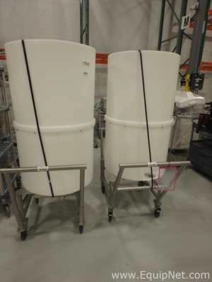 Lot 48 Listing# 862804 Lot of 2 Pall Single Use 500 L Carts with Container
