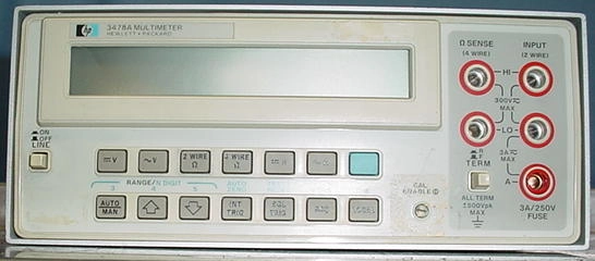 HP 3478A 5-1/2 digit multimeter. HP-IB. 115 v 60/50.