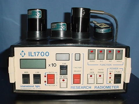 International Light IL1700 Radiometer with SED007, SED623, SED033, SED624 detectors. This is the older, non-USB version. Manual-pdf