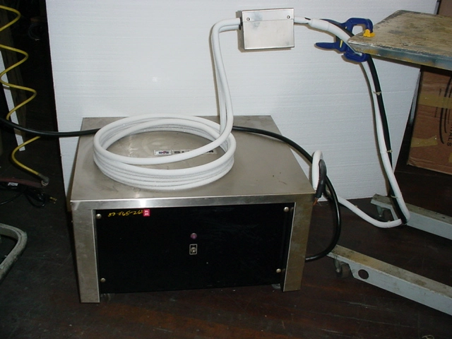 Blue M MR3272A-1, portable cooler, 16" dia coil for immersion. 3,500 btu R12, 115 volts