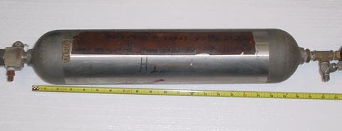 Hoke sample cylinder, 2250 ml. 304 ss