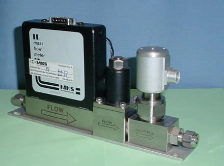 MKS 2258 flow meter with valve, 100 sccm, FACTORY REBUILT