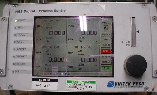 Unitek Peco MG3 Digital Process Sentry,115-230 50/60 Hz