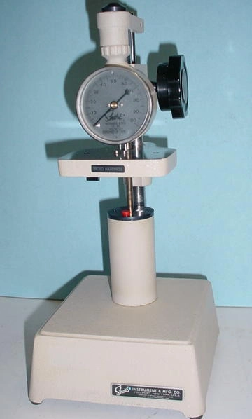 Shore M micro hardness durometer and stand. Legacy_Service