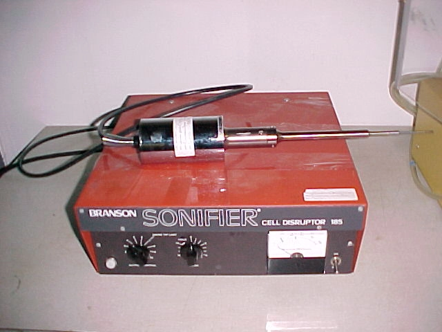 Branson Sonifier cell disrupter 185CR2074 with CR2075 power head