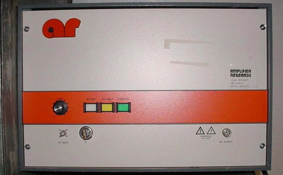 Amplifier Research 150A220, 150 watts, 10 kHz to 220 MHz, 240/1