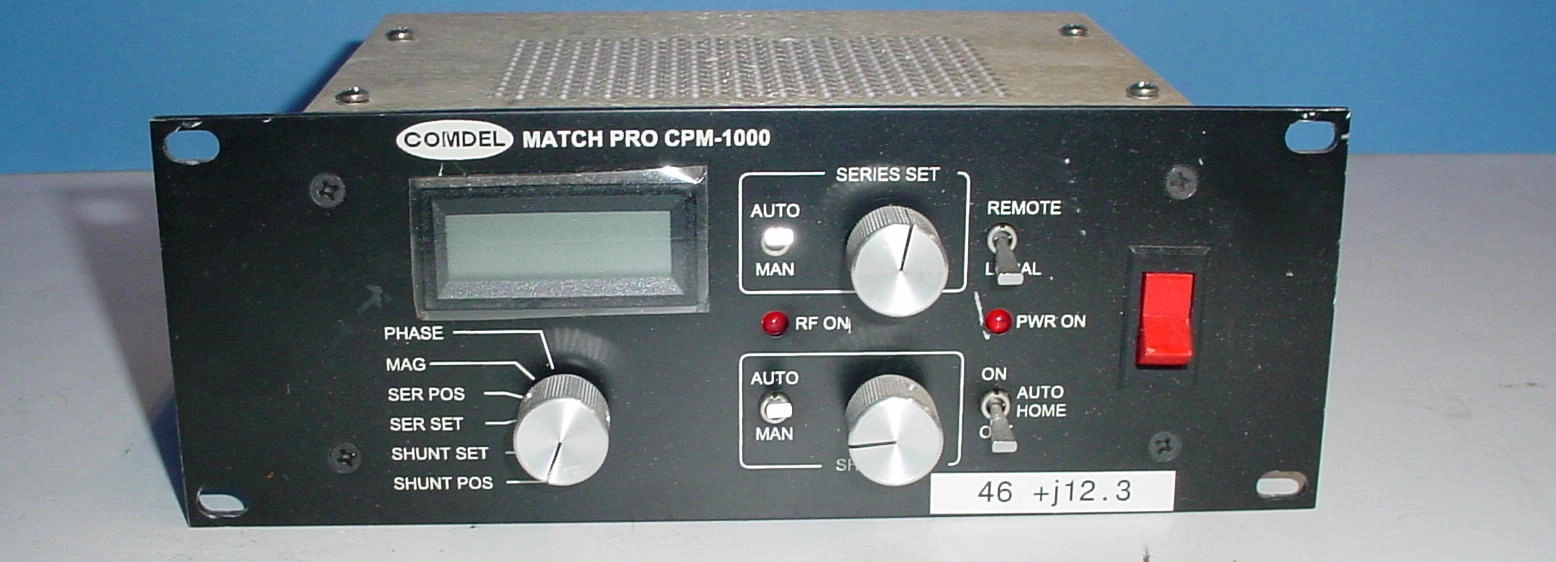 Comdel MatchPro CPM-1000 control