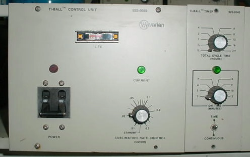 Varian 922-0039 TI ball controller w/cycle timer