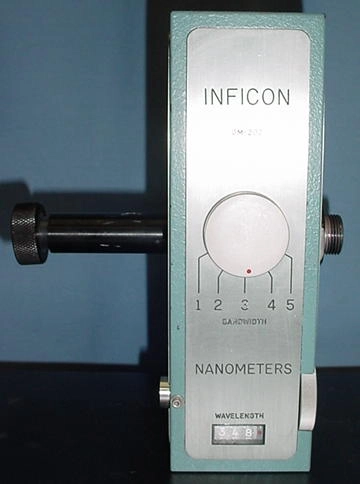 Inficon 011-219, GM200 double grating monochrometer, 200-700 nm,5 slits, use with Sentinal or other optical monitors