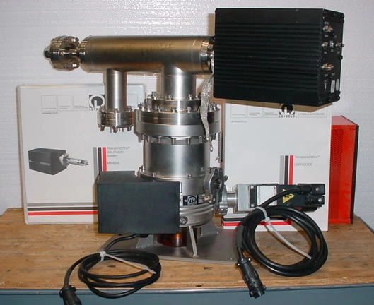 Inficon Transpector H300 CIS 1-300AMU with sensor, manifold, heating jacket, power supply, air cooled, oil lubricated TMP150 turbo pump and controller w/ sensors w/o mechanical pump. PC not included, we have a copy of the Transpector software.