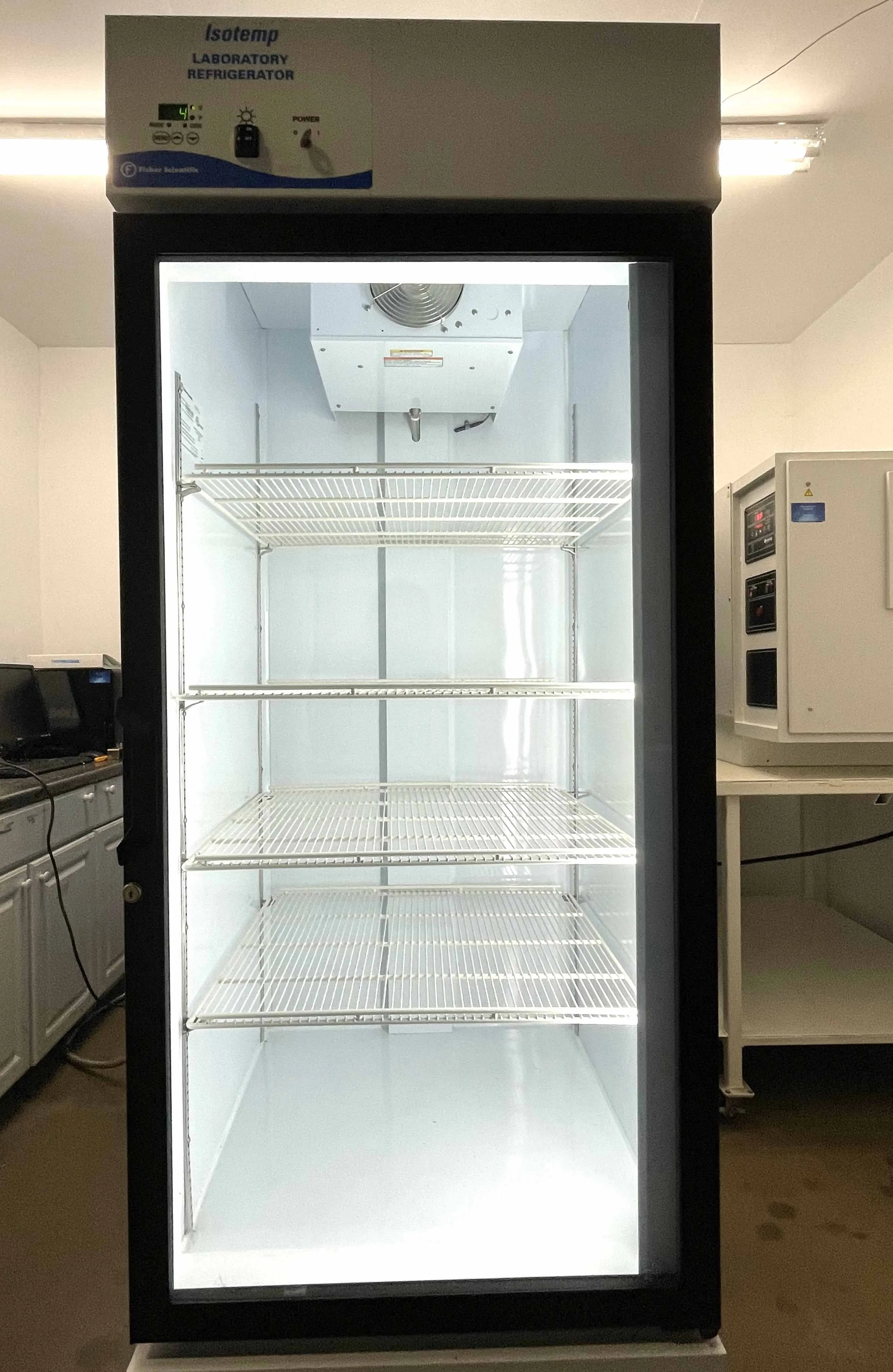 Isotemp Single Glass Door Lab Refrigerator -- Fully Functional and Warranty