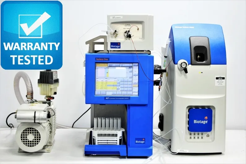 Biotage Isolera One Flash Purification Chromatography ISO-1SV w/ Dalton 2000 Mass Spectrometer Pred Selekt - AV
