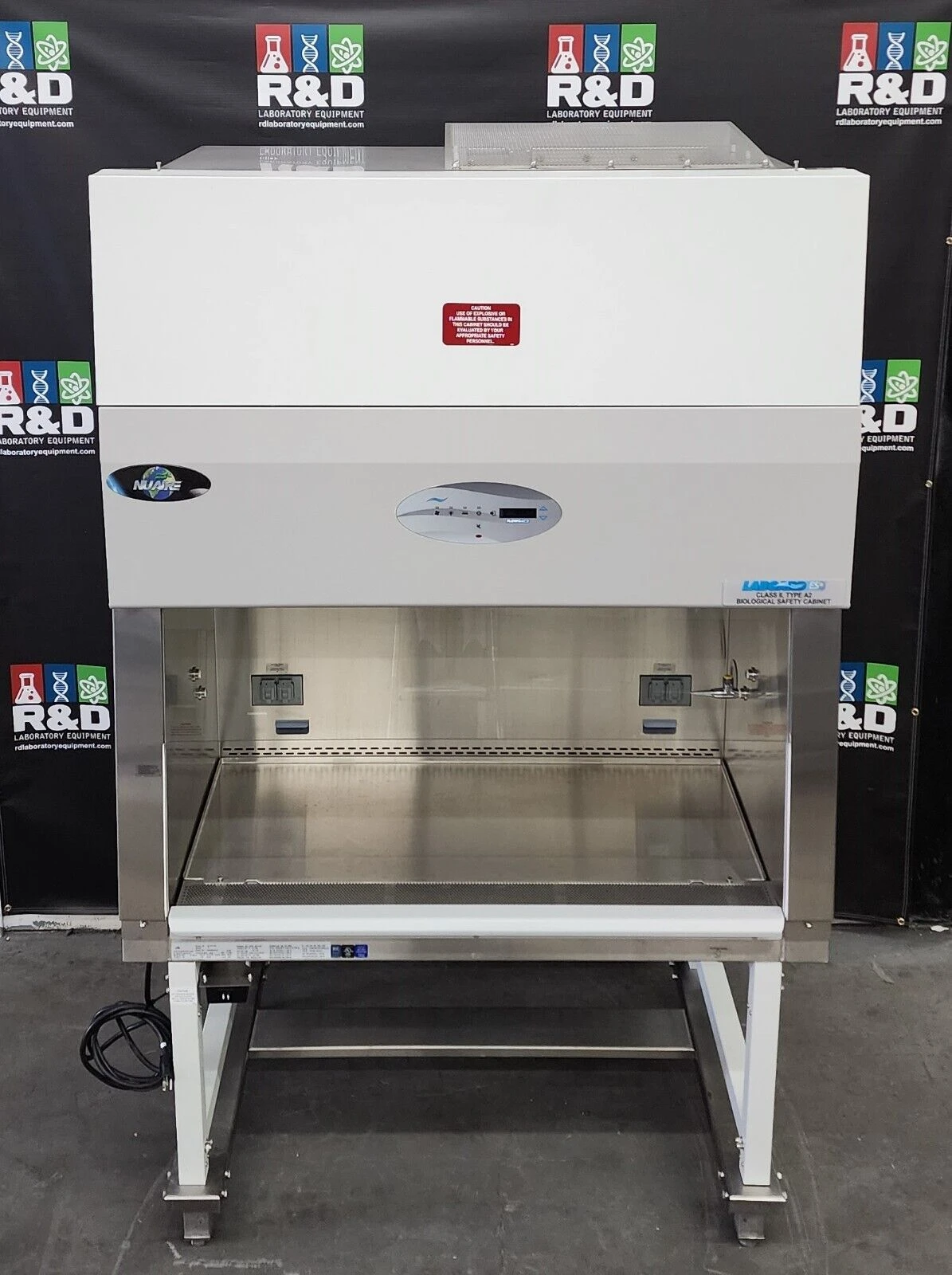 Nuaire 4ft NU-543-400 A2 Biological Safety Cabinet With UV & Hydraulic Stand