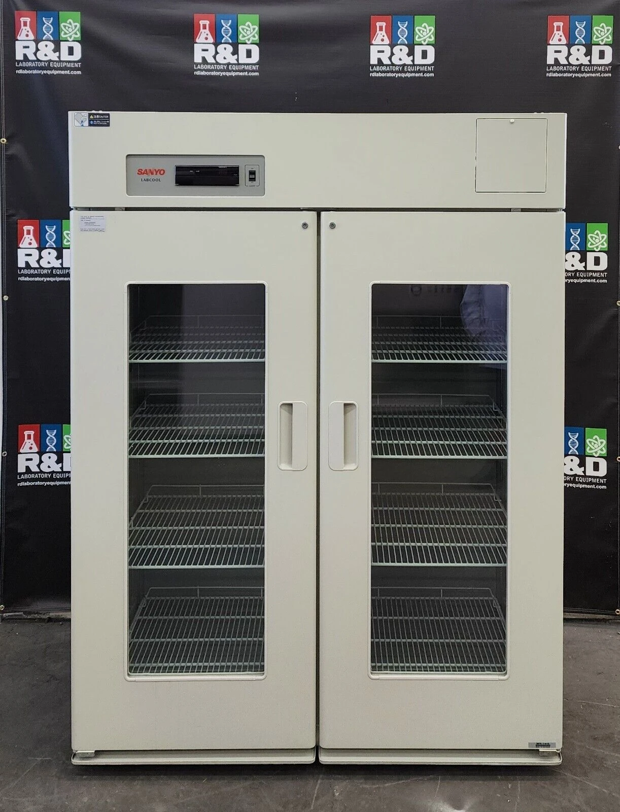 Sanyo MPR-1411 Two Door Laboratory Refrigerator 49Cf 120v FULLY TESTED