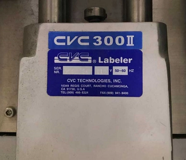 CVC Technologies Inc 300-II Labeler  with Rotary Unscrambling and Accumulation Tables