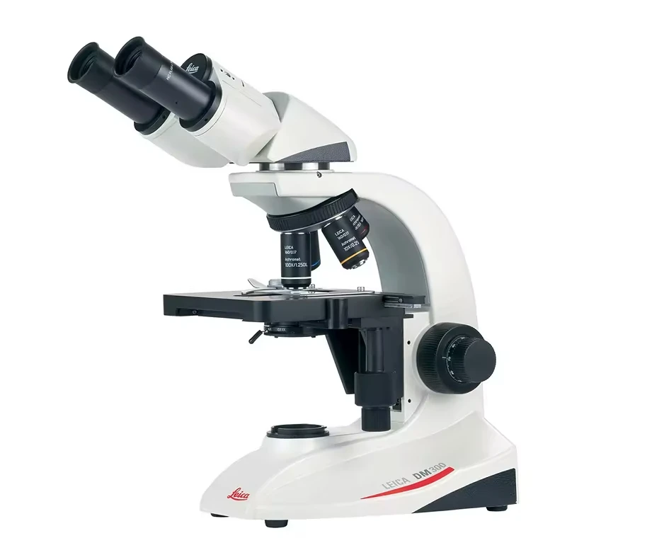 Leica DM300 Monocular, binocular or trinocular educational microscope