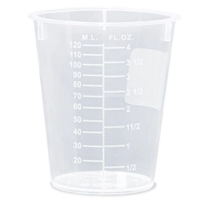 United Scientific 120 ml Stackable Beakers, Polypropylene (PP) Pack Of 25 BST120-PK/25