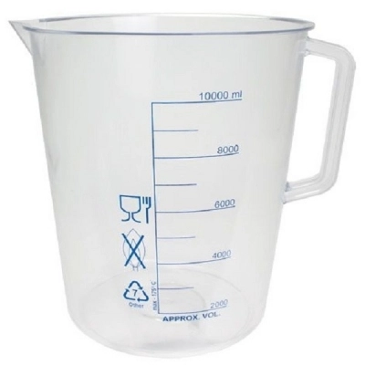 United Scientific 1000 ml Beakers with Handle, Printed Graduations, PMP P50905