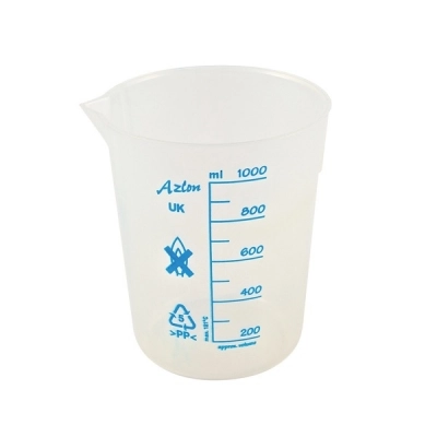 Dynalon 1000 mL Azlon Tapered Beakers, PP/PMP - CLEARANCE 522765-1000