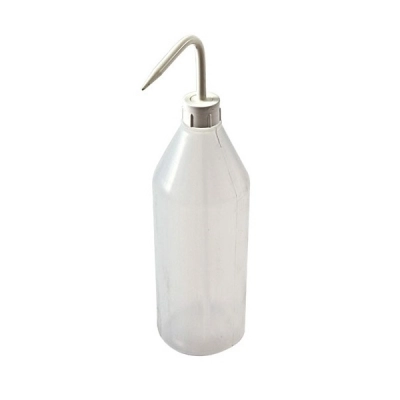 Dynalon Azlon White 1000 ml Sloping Shoulder LDPE Wash Bottle 506805-1000