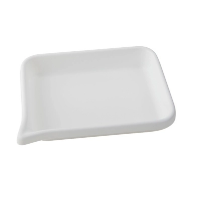 Dynalon Flat Bottom Tray, White HDPE 409204