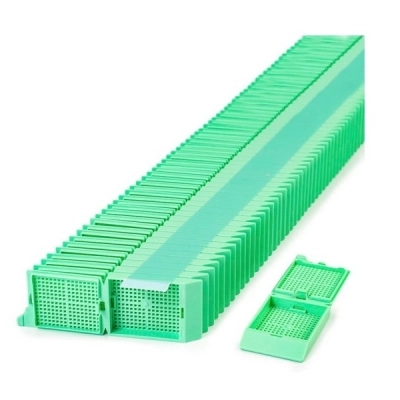 Simport Unisette Biopsy Cassettes For Primera Printers In Quickload Stack, Green (Cs/1000) M406-4T